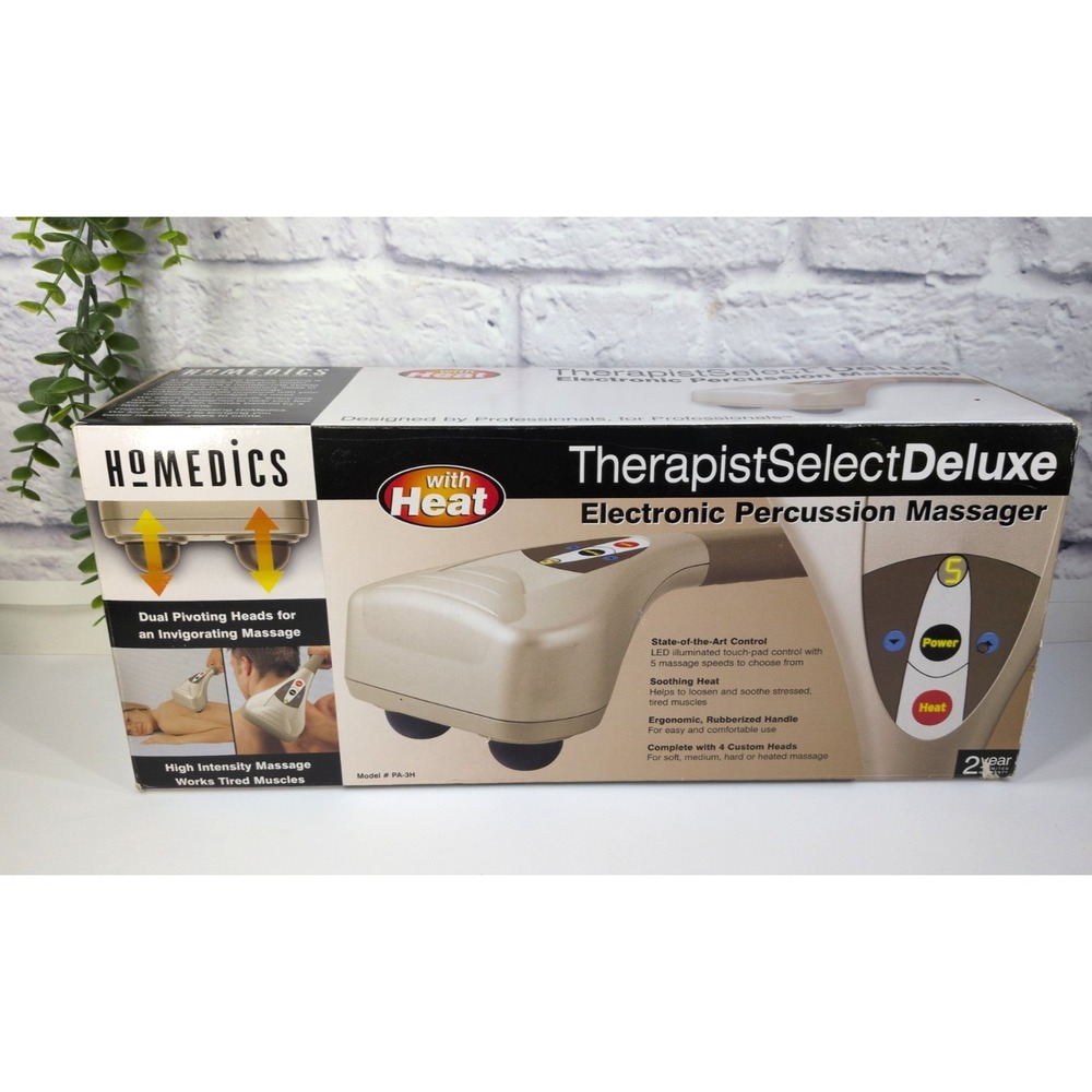 NEW IN BOX🚨Homedics Therapist Select Compact Percussion Massager w/ Heat PA-MH